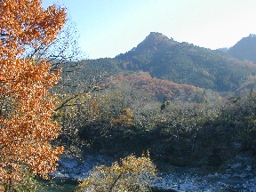 荒川高砂橋からの金ヶ嶽