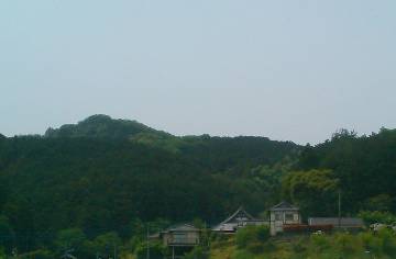 山の全体図:埼玉医大駐車場付近から