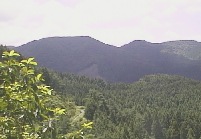 定峰峠近くからの丸山