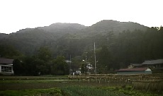 ときがわ町からの雷電山
