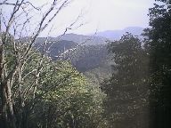 蕎麦粒山山頂付近から東側の眺め