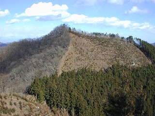 長久保の頭からの父不見山