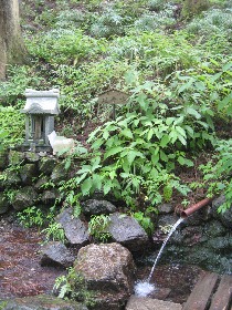 生川の延命水(横瀬町)