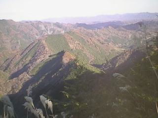 両詰山付近からの展望